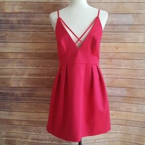 BLUSH pink Jacquard Dress